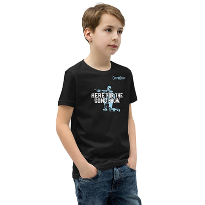 Here for the Gong Show. – Youth T-Shirt